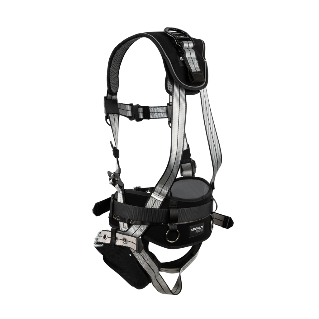 PRO+ Slate Construction Harness: Alu 1D, Alu QC Chest, TB Legs - Bee Access