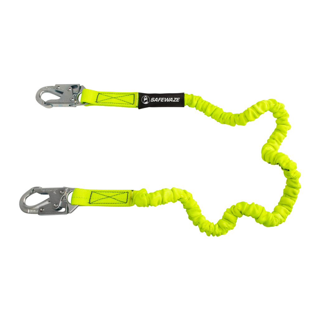 PRO 6' Stretch Internal Energy Absorbing Lanyard: Snap Hook - Bee Access