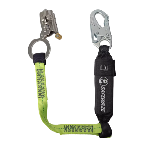 Trailing Rope Grab Assembly with Web Energy Absorbing Lanyard
