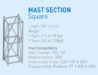 Alba Mast Compatibility Cross Reference Spec Sheet