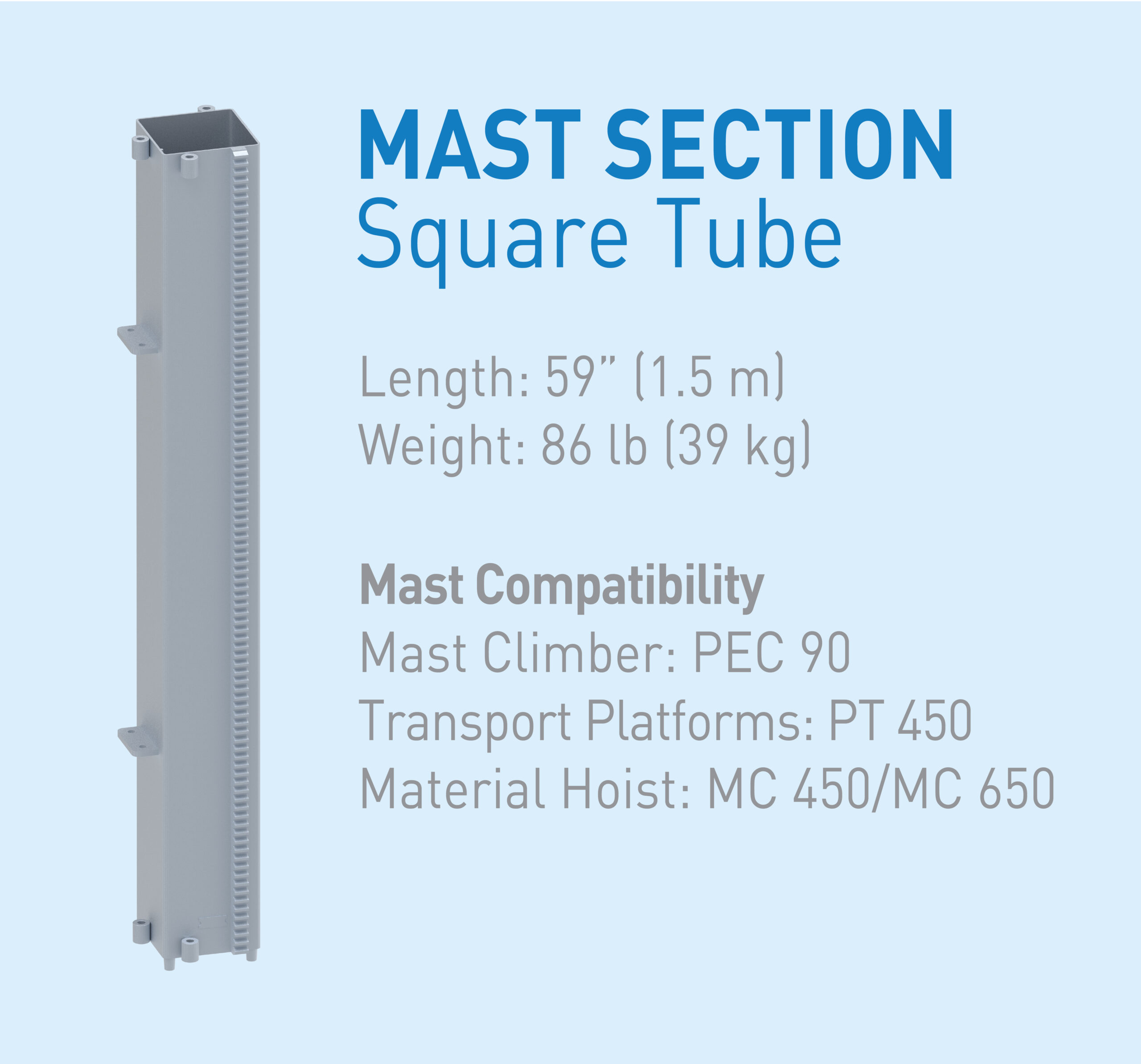 Alba Mast Compatibility Cross Reference Spec Sheet